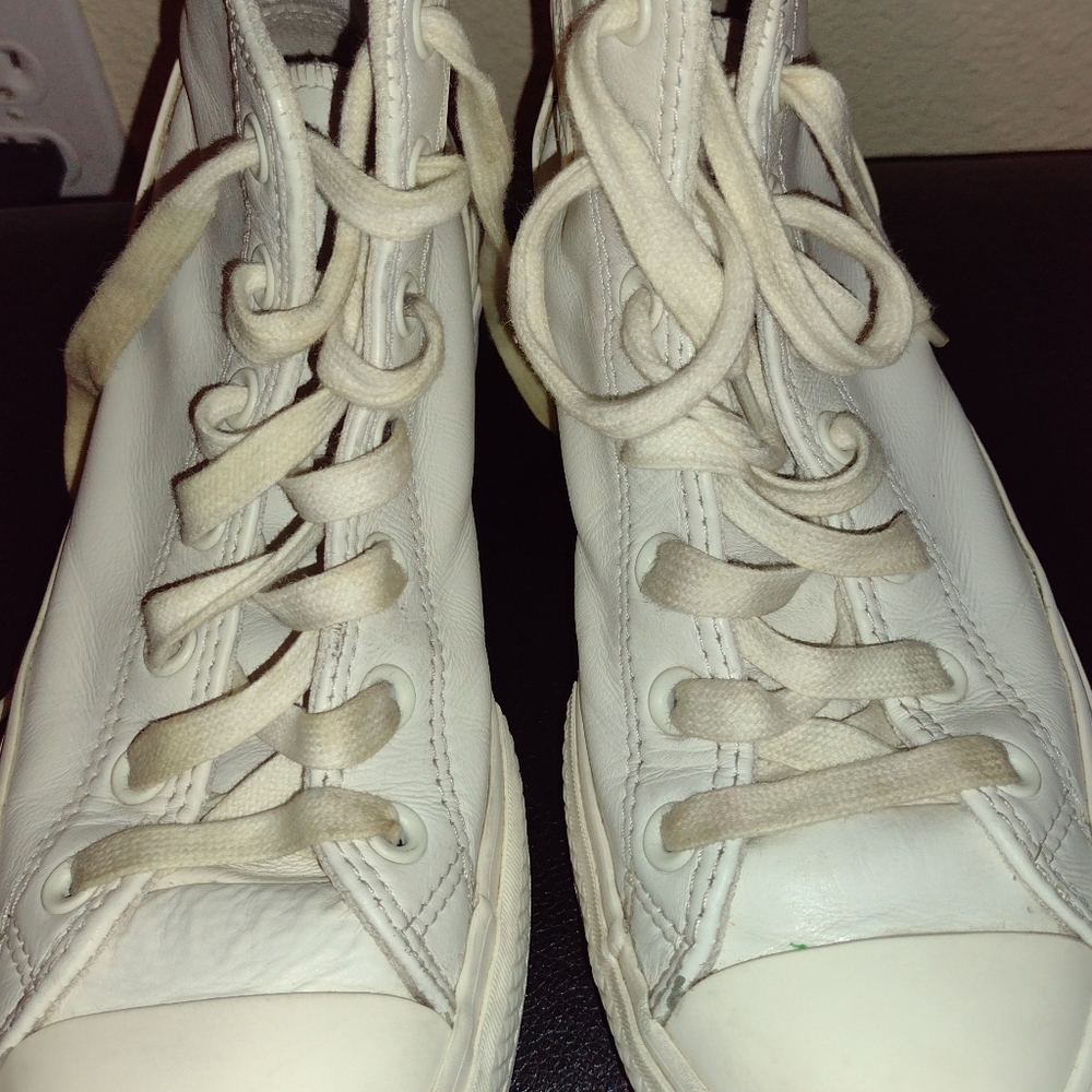 Platform Leather Converse - image 4